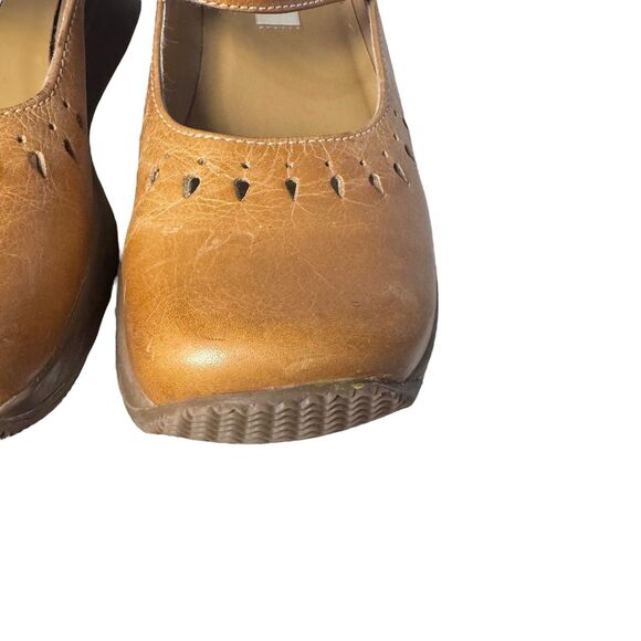 Vintage Y2K Steve Madden Jazmine Brown Leather Chunky Mary Jane Shoe Sz 7.5 B - Picture 5 of 16